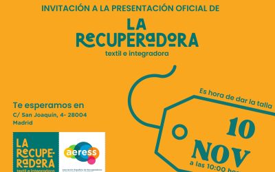 Presentación de «La Recuperadora»
