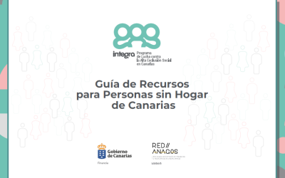 Red Anagos publica una nueva edición de la Guía de Recursos para Personas sin Hogar de Canarias
